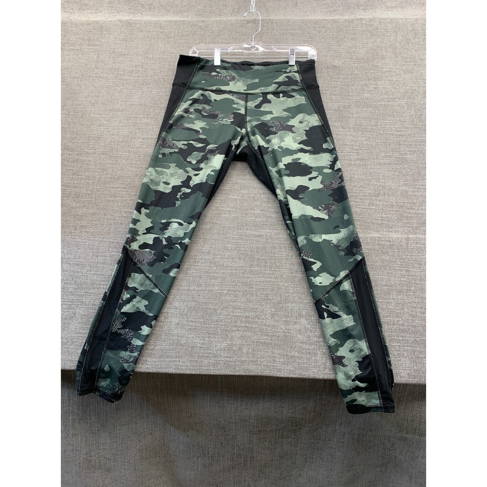 C9 by Champion Athletic Leggings Womens L Camouflage Mesh Details Yoga Workout